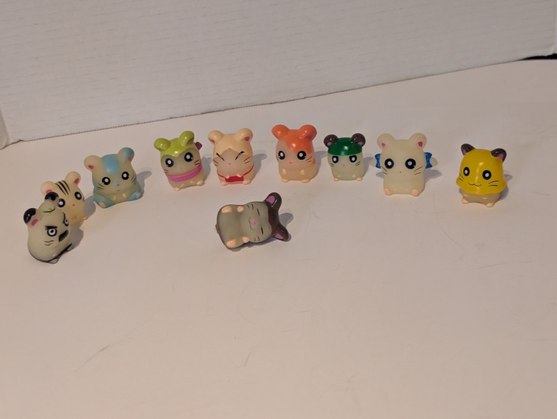 Hamtaro Pencil Toppers Collectible Figures Lot Of 10. Penelope and More! Vintage