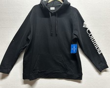 New Columbia Women  s Trek Graphic Hoodie Black 2x Regular Fit