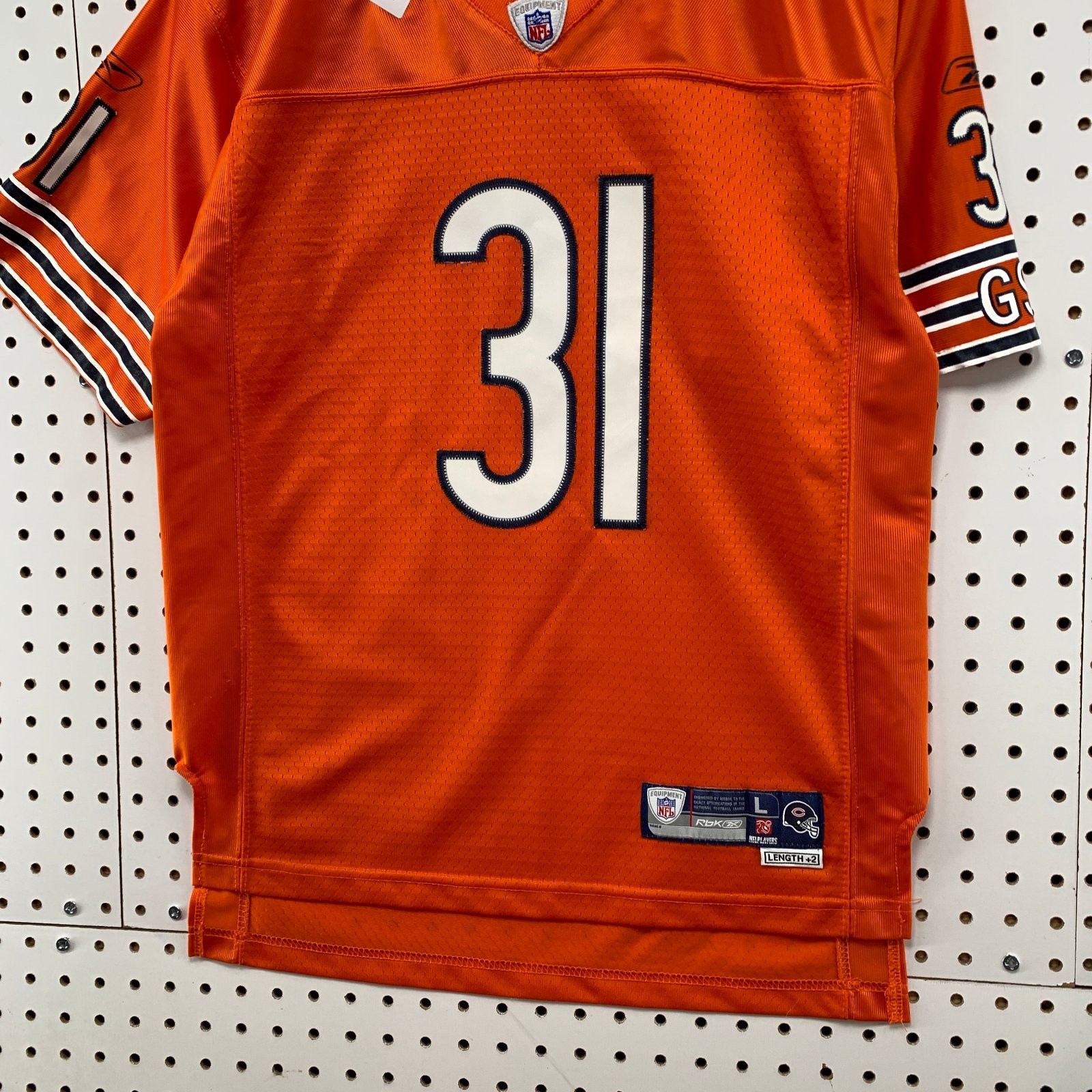 Chicago Bears Football Jersey Youth Large 14/16 Orange #31 Reebok thumbnail 6