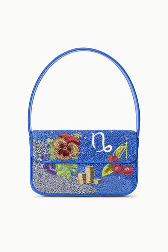 STAUD ZODIAC BEADED TOMMY BAG CAPRICORN Capricorn NWT Limited Collection