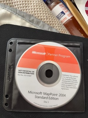 Microsoft MapPoint 2004 Standard Edition Full Version w/ 10 Licenses