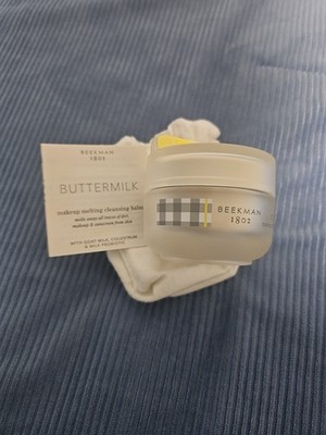 Beekman 1802 Buttermilk Makeup Melting Cleansing Balm.
