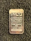 Vintage Johnson Matthey 1 Oz   .999 Fine Silver Bullion Bar.