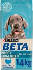 BETA Puppy Large Breed Turkey Dry Dog Food 14kg 2.35 per kilo