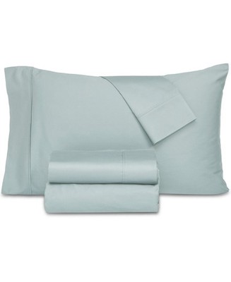 Everyday Home by Trident 300 Thread Count Organic Cotton King Sheet Set Aqua NWT