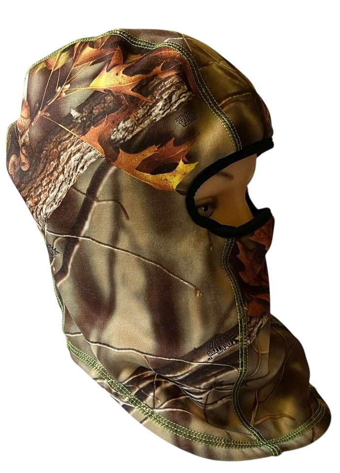 Huntworth Oak Tree EVO Reversible Hunting Hood  Camouflage Hunter Orange - Image 4 of 4