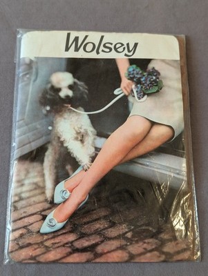 Vintage Wolsey RHT Nylon nahtlose Strümpfe Gr. 10 1/2 deep sun tan