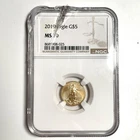 2019 American Gold Eagle $5 - 1/10Oz Fine Gold NGC MS70 - READ!