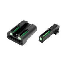 TRUGLO Brite-Site Tritium Fiber Optic Sight f/Sig 8/8 Set Night Sight Steel GRN