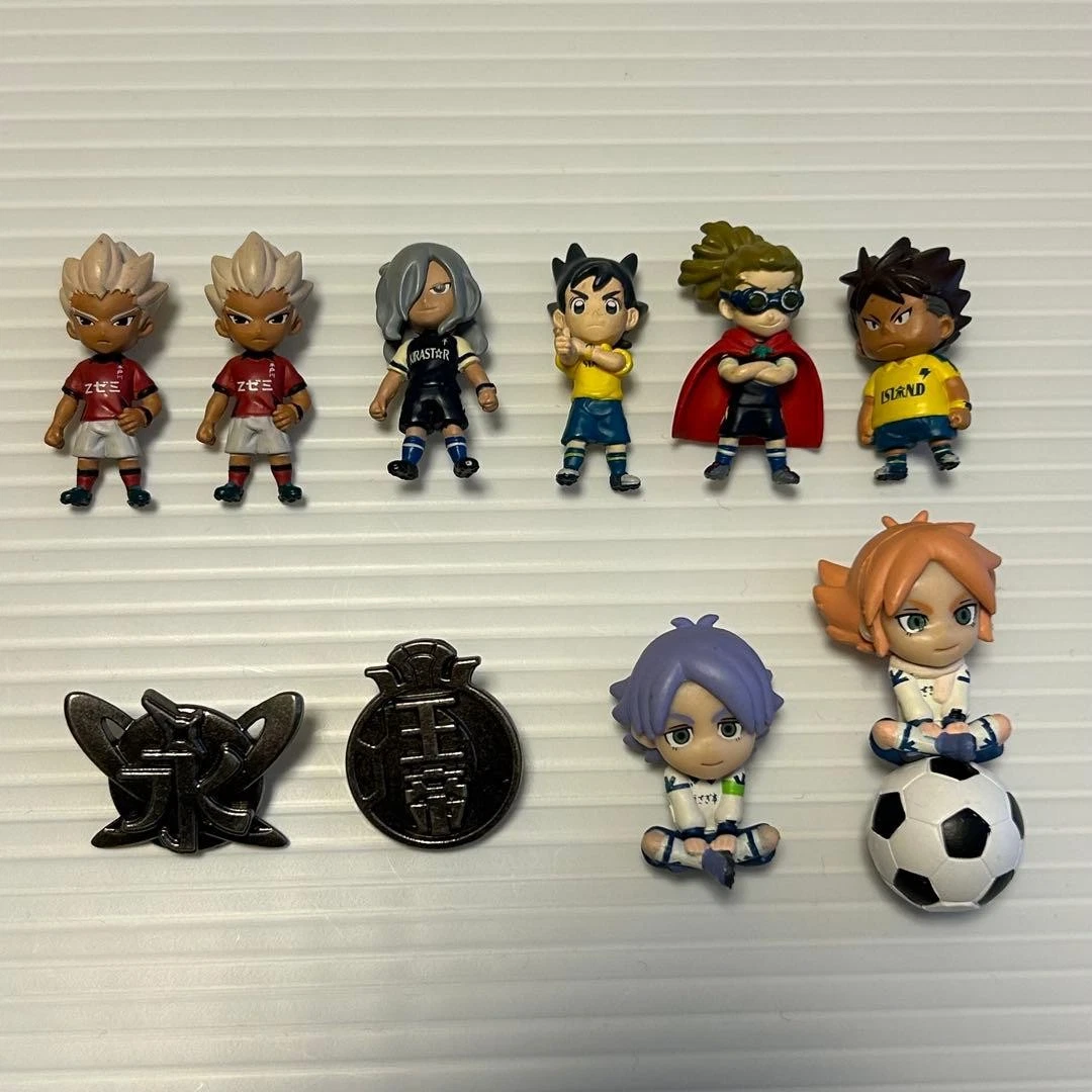 Takara Inazuma Eleven 2 Ares Key Chain Set Fubuki Nosaka Yuuma Atsuya Endou Kira