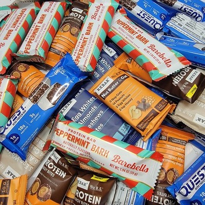 Protein Bar Variety Pack - Lot of 91 - Free Shipping