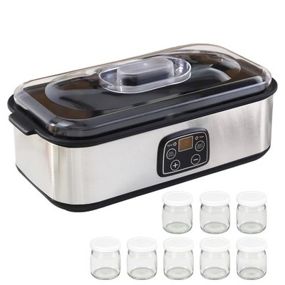 Joghurtbereiter Joghurt Maker Joghurtmaschine Yoghurt Maker 25W 8 Portionsgläser