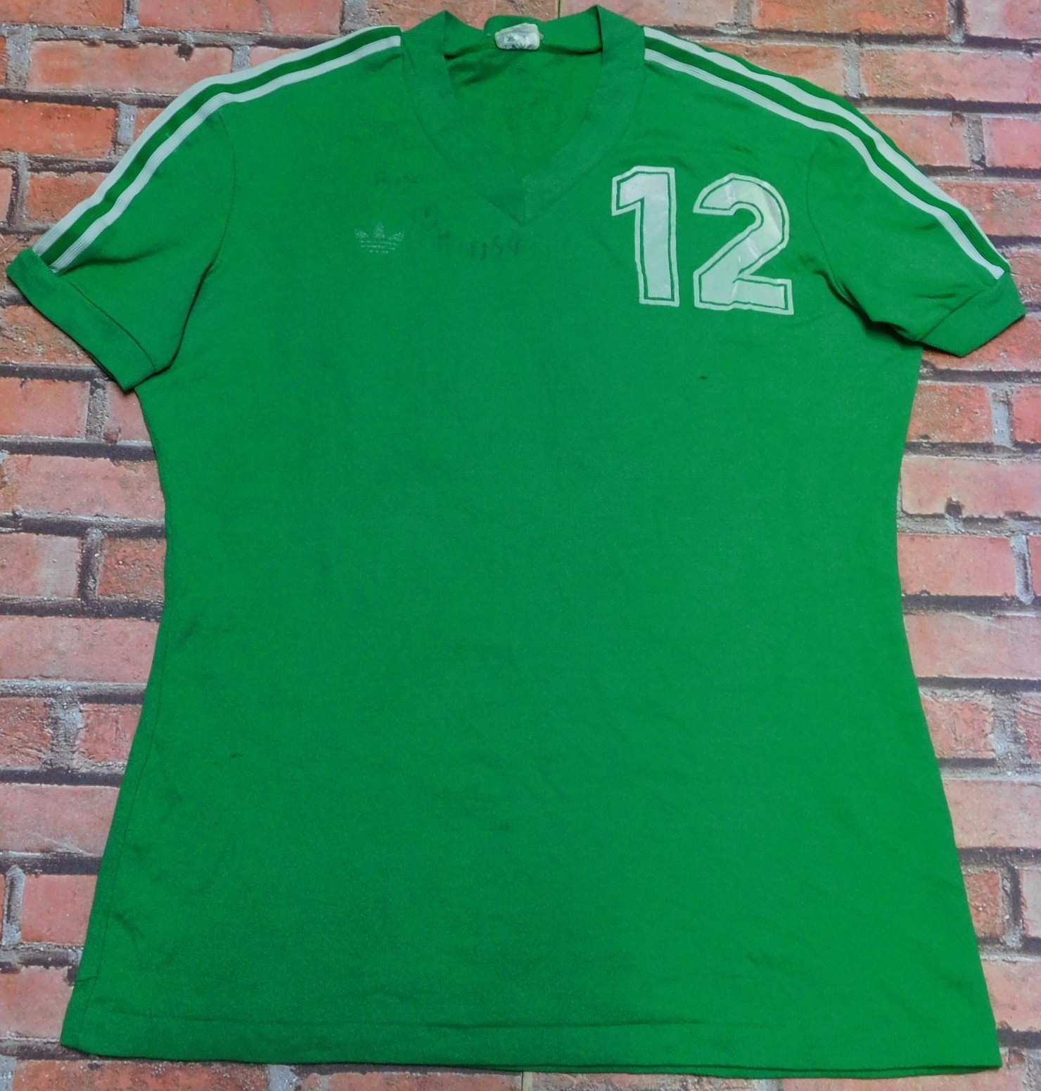 Adidas Trefoil Shirt Football Nolel Vintage Made In France (563) Size S