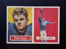1957 Topps Football #68 Yale Lary Detroit Lions NM