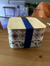 Flower Box Bento Lunch Double Layer Container