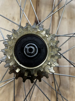 #ad Vintage Super Champion Competition Black Dura Ace Shimano Hi Flange Wheelset 700 $250.00