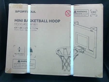 Indoor Mini Basketball Hoop With SPORTSQUAD Model SSBW1801 - Over The Door
