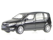Skoda Roomster Facelift 2010 black diecast model car 143AB-018D Abrex 1/43