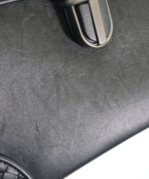 Bottega Veneta Clutch Bag Black Leather Women's Unisex Italy Made w/Dust bag thumbnail 3