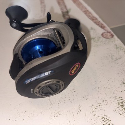LEW'S CARBON BLUE GT CBS1SH Baitcast Reel, 7.1:1, 6 Bearings
