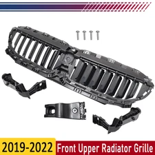 Front Upper Radiator Grille Air Shutter For BMW G20 G21 330i 2019-2022 W/O Motor