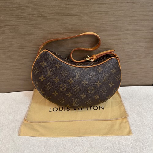 echt LOUIS VUITTON Pochette Croissant Monogram PM Vintage Schultertasche