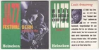1 HEINEKEN JAZZ BEER MAT BEERCOASTER SOUS BOCK VILTJE