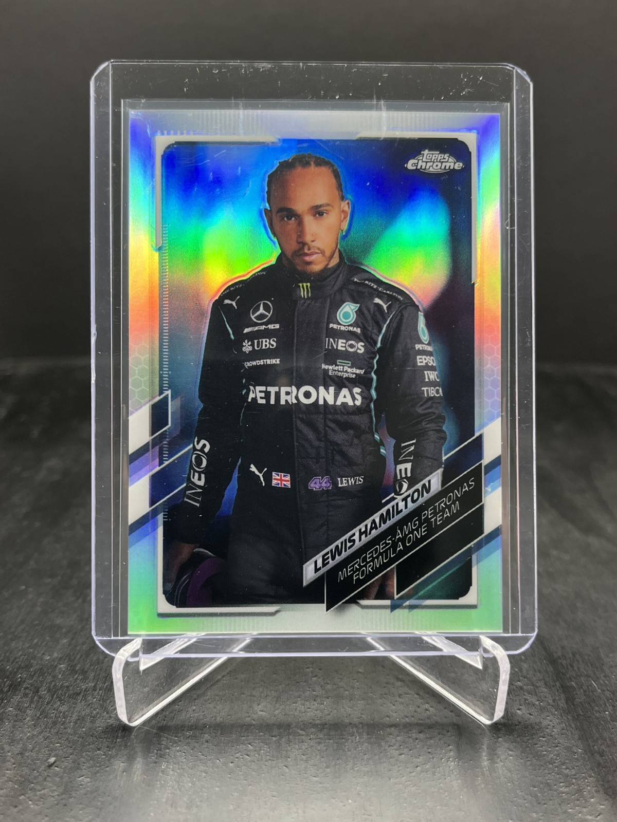2021 Topps Chrome Formula 1 F1 Lewis Hamilton Portrait Refractor #1