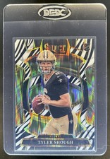 2025 Panini Select Tyler Shough Concourse RC SSP Zebra Prizm Shock #41 Saints