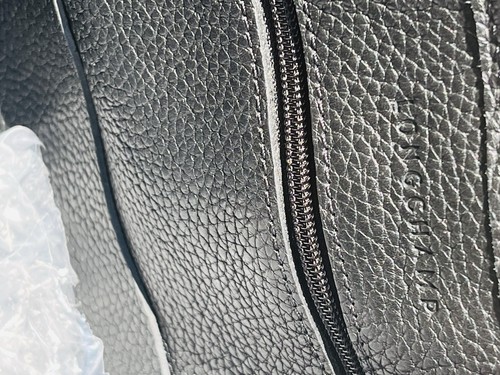 Longchamp Roseau L Tote Women's Leather Shoulder Bag 15” Textured Black GUC! - Picture 15 of 23