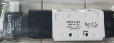 NEW FESTO VUVE-F-L-M52-M-G18-1C1 PLC Pneumatic Solenoid Valve