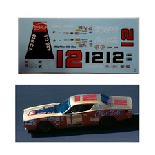 #12 Bobby Allison 1971 COKE Charger 1/64 scale AFX AuroraTyco AutoWorld