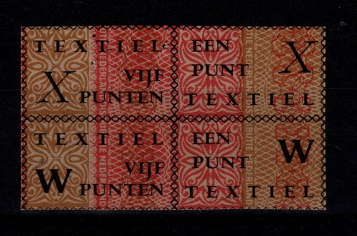 Olanda "TEXTIEL VIJF PUNTEN" Entrate tessili?? Francobolli. MNH. #519