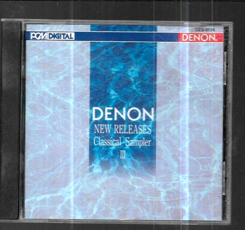 Denon New Releases, Classical Sampler III  - Mahlar, etc.  (CD, 1987) - Picture 1 of 2