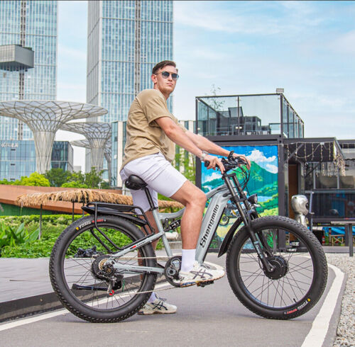 Shengmilo 26 Zoll Elektrofahrrad E Mountainbike 2000W E-Bike Dual Motor Pedelec - Bild 8 von 24