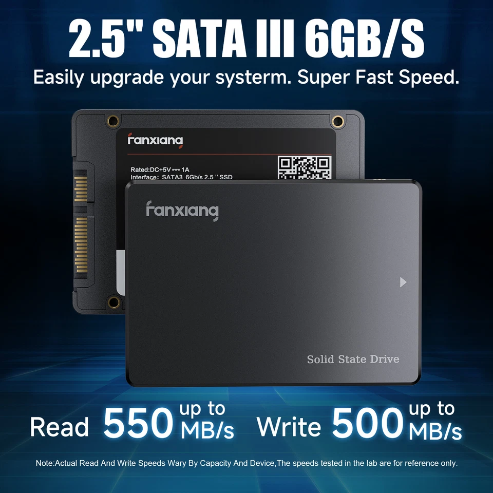 Fanxiang SSD Hard Drive 2 5 Inch Internal 256GB 512GB 1TB 2TB 4TB SATA SSD Lot PC - Image 2 of 4