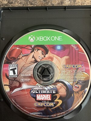 Ultimate Marvel Vs Capcom 3 Xbox One Disc Only Free Shipping