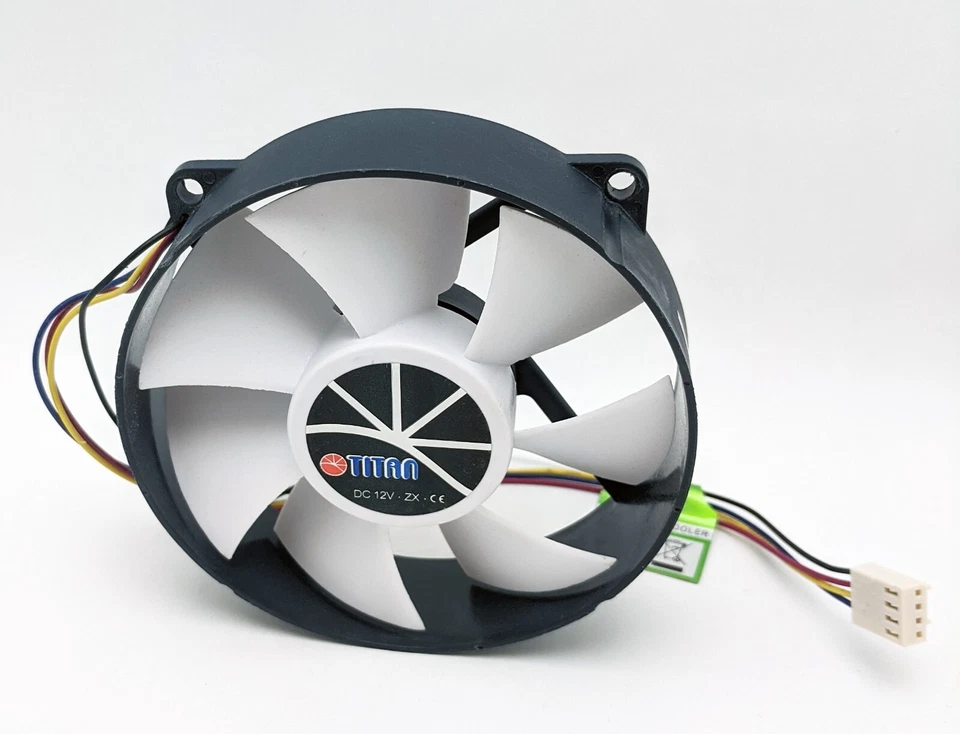 New Titan Replacement 95mm Diameter PWM CPU Cooling Fan on 80-mm Cooler Frame - Image 4 of 4