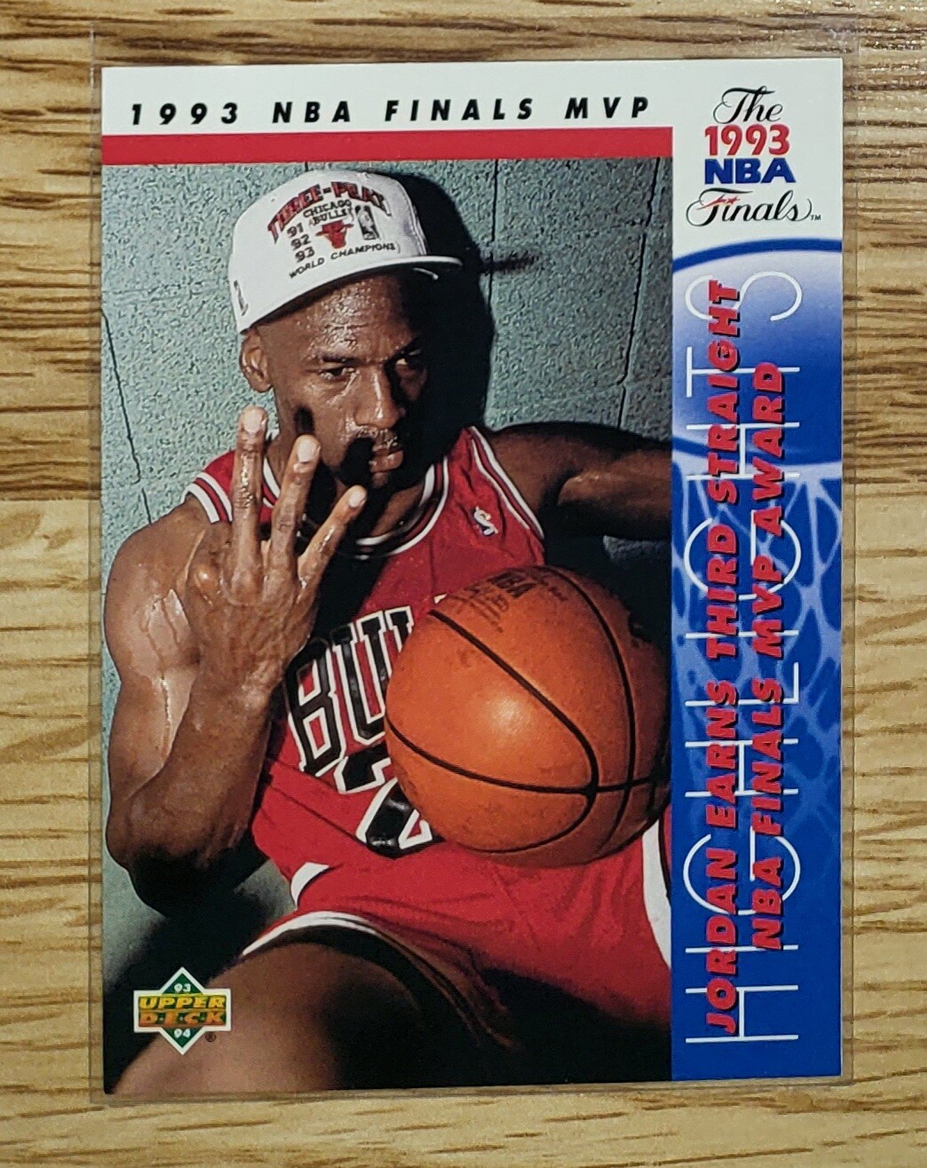 Michael Jordan 93 94 UPPER DECK THE 1993 NBA FINALS HIGHLIGHTS GAME 4 CARD #201