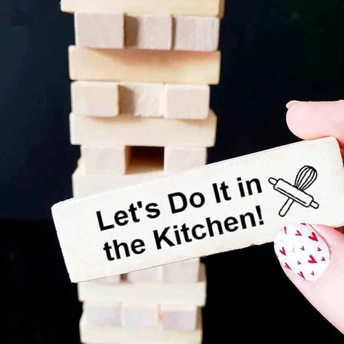 48PCS Super Naughty Block Tower Game - Couple Activities & Date Night Ideas - Picture 19 of 24