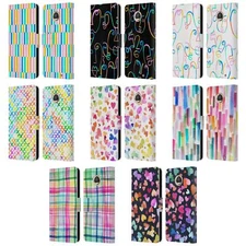 OFFICIAL NINOLA COLORFUL LEATHER BOOK WALLET CASE COVER FOR MOTOROLA PHONES
