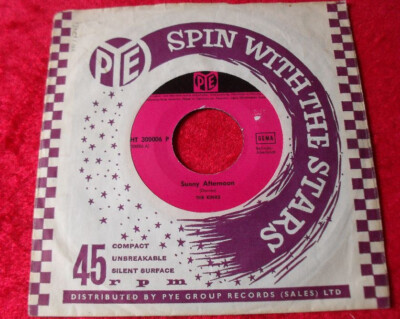 Single 7'' The Kinks - Sunny Afternoon / I'm not like everybody else (1966)