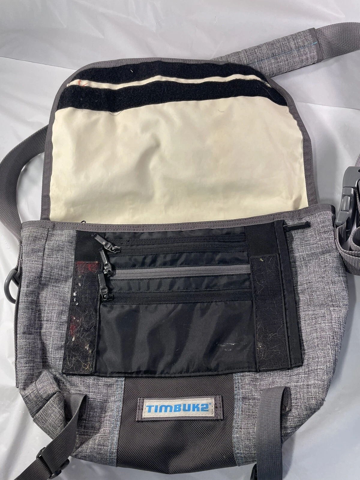 TIMBUK2 Borsa Messenger Classica Grigio Medio Nero Hipster Pendolare