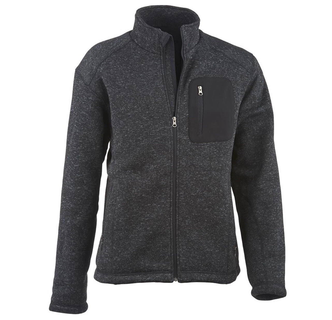 The Heated Sweater Fleece Jacket Hammacher Schlemmer Size Men XL
