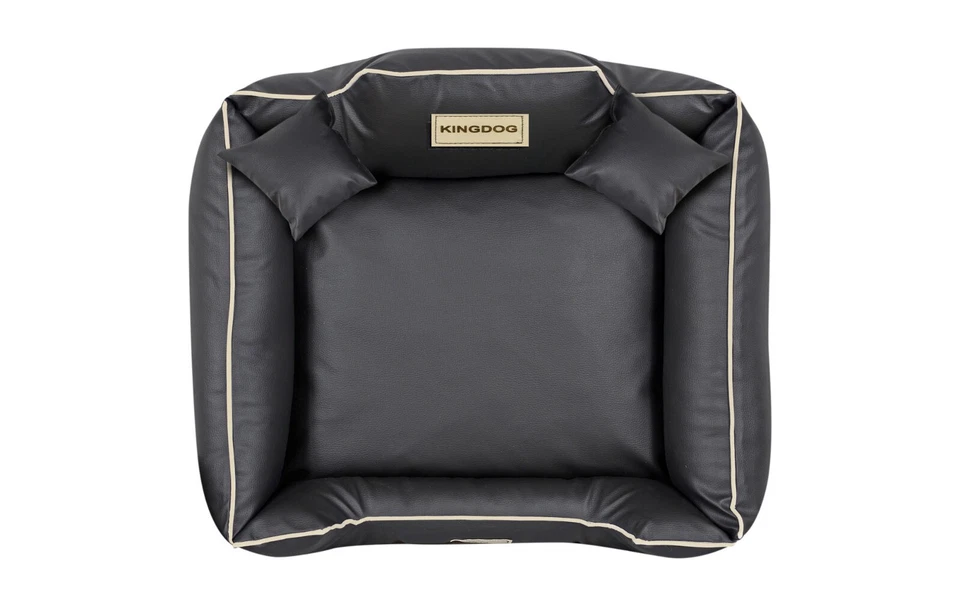 S-XL Abnehmbares Hundebett Hundekissen Haustierbett Öko-Leder + MIT NAMEN HUNDES - Bild 3 von 4