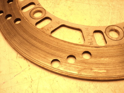 どりんくせっと Kawasaki ZX600 ZX 600 Ninja #5117 Dual Front Brake Rotors / Discs