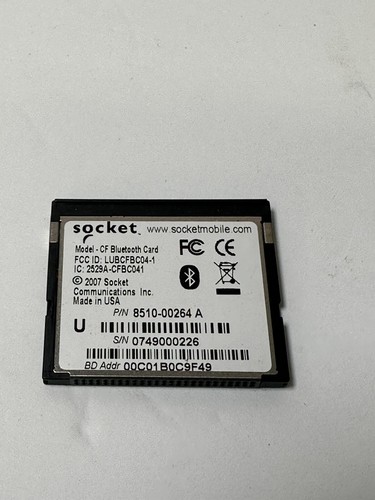 CARTE BLUETOOTH COMPACTFLASH SOCKET MOBILE CF 8510-00264 - Photo 3 sur 3