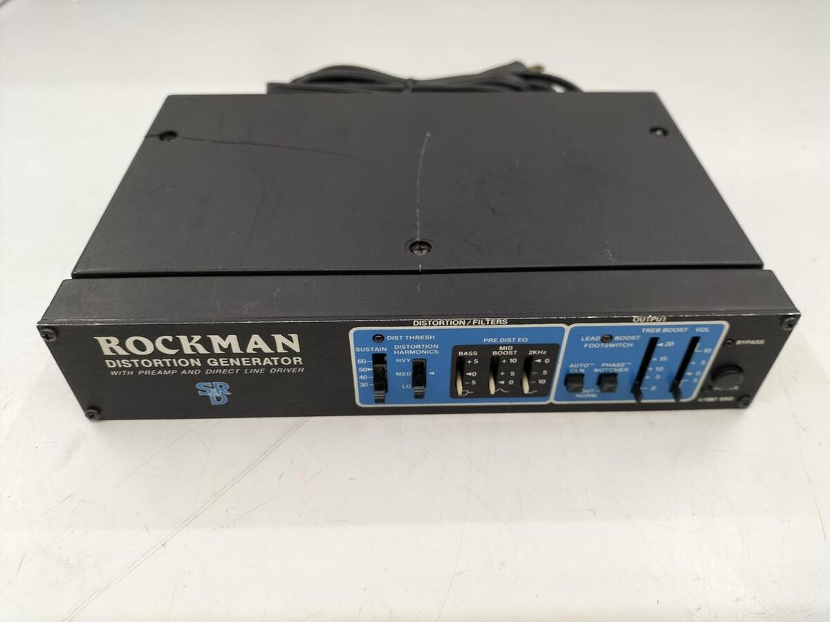 ROCKMAN Distortion Generator Preamp Effects Processor Used ROCKMAN Distortion Generator Preamp Effects Processor Used