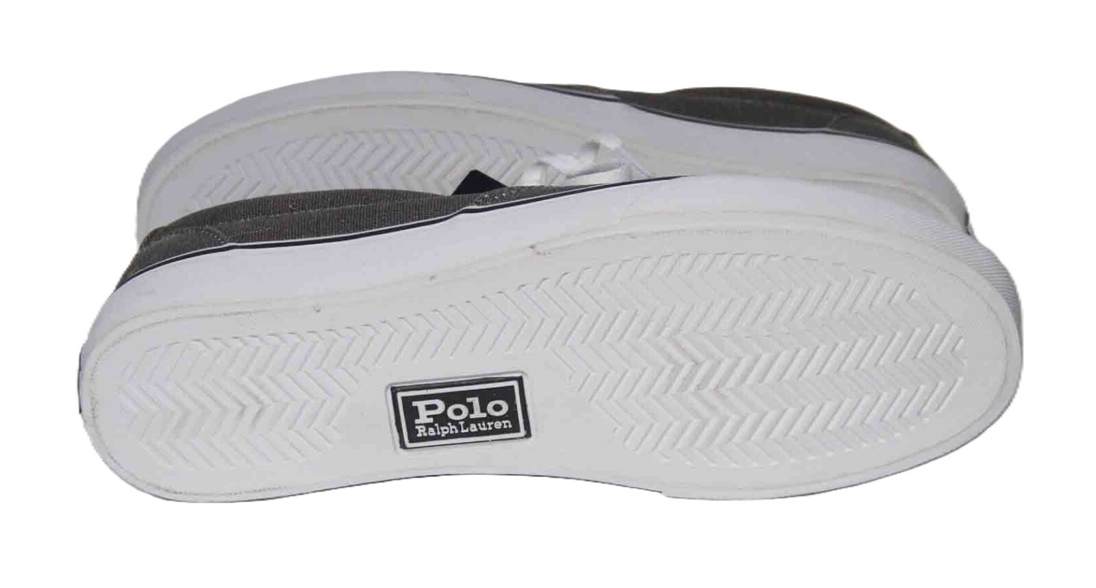 PONY Polo Ralph Lauren Keaton scarpe sneakers tela grigio uomo taglia 10 5 ADATTE 10