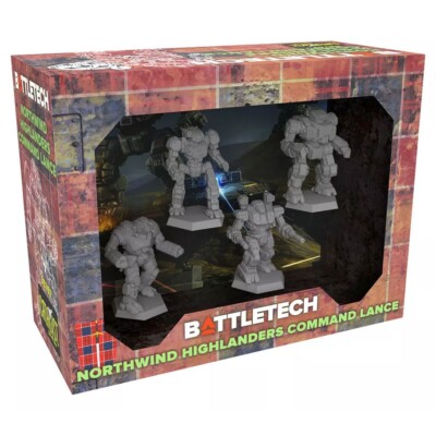 BattleTech: Northwind Highlanders Command Lance Miniatures Pack CAT35767